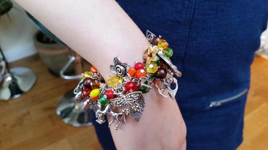 beautiful autum  charm bracelet party idea